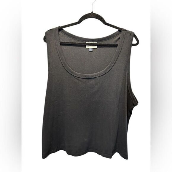 NWT Universal Thread Plus Size Black Ribbed Tank Top Layering Piece - Size 3XL - Picture 1 of 5